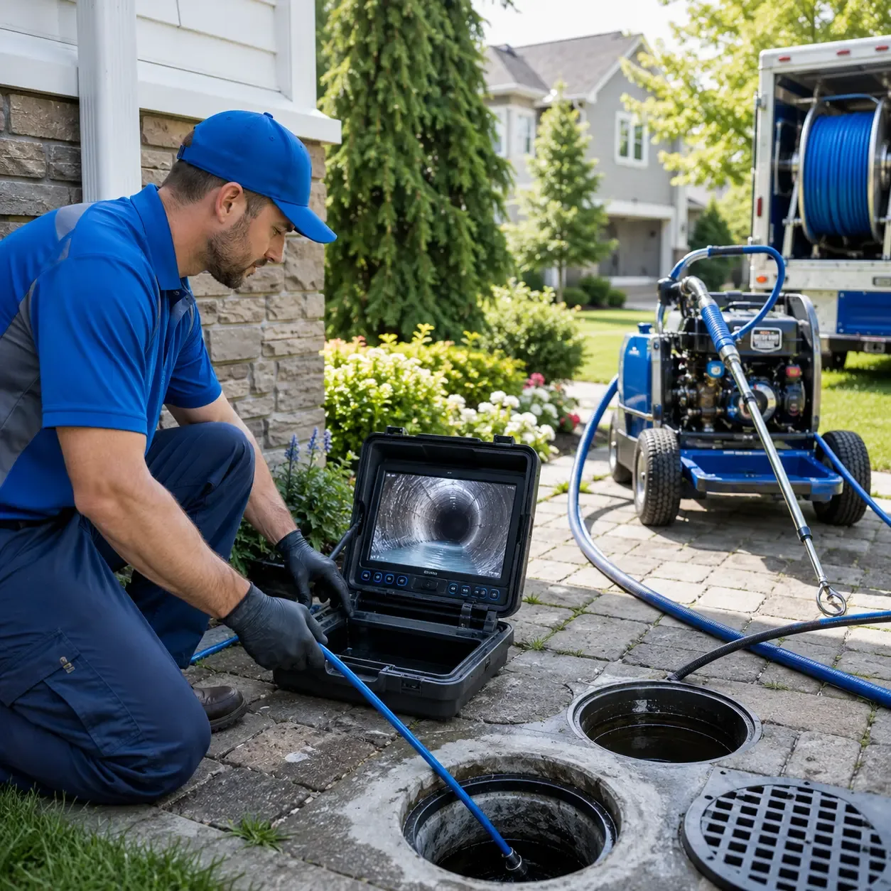 Outdoor drain cleaning professionals serving Newellton, LA